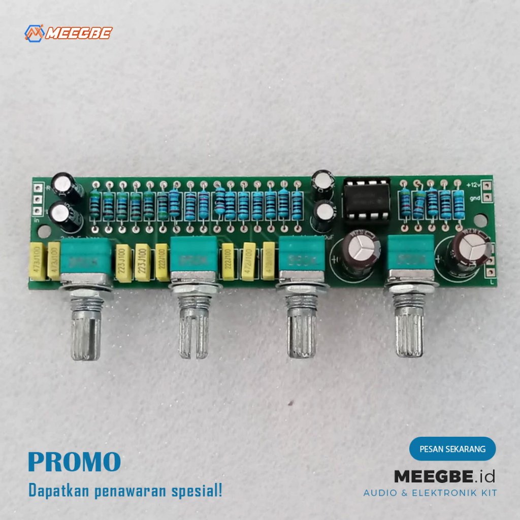 Tone Control NE5532 Stereo Plus Middle