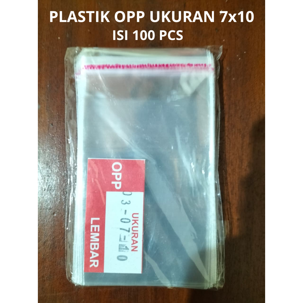 Plastik OPP Ukuran 7x10