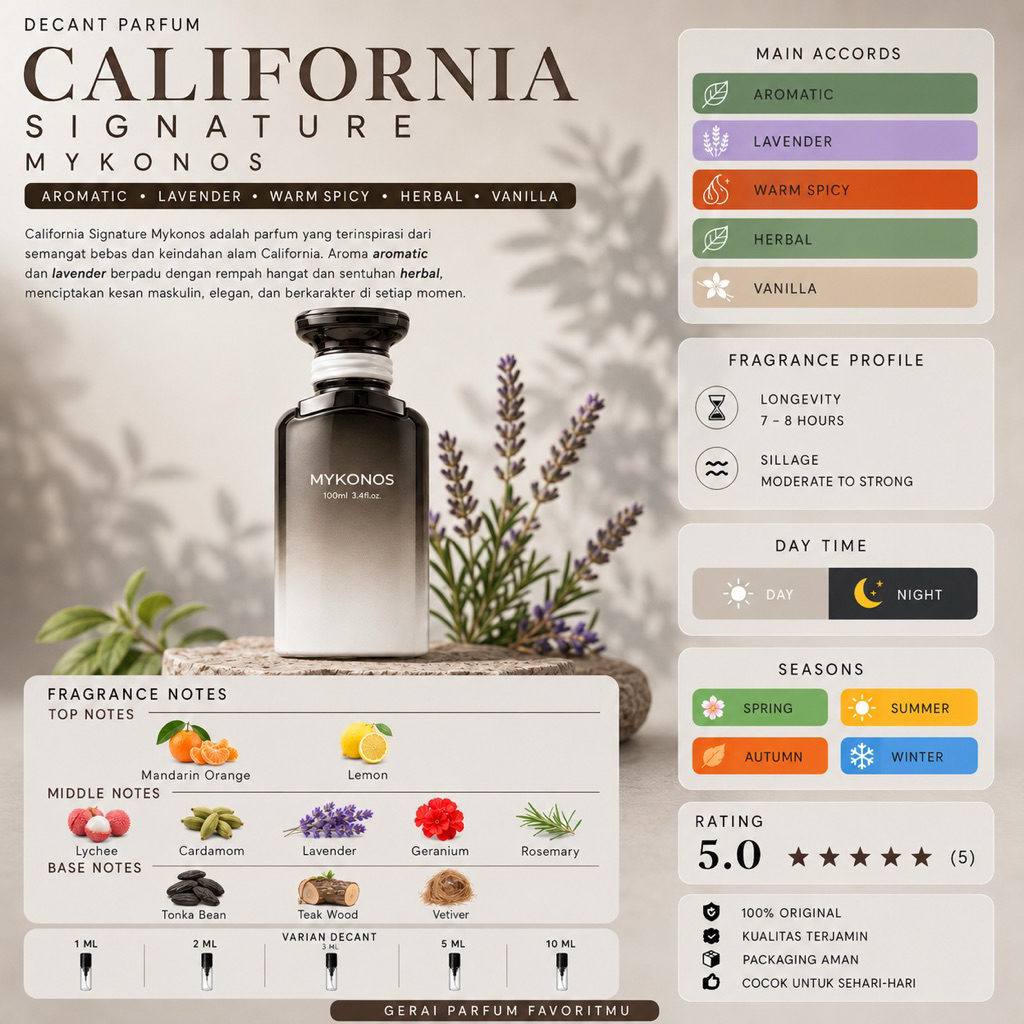 Decant parfum California OG Mykonos Original 100%