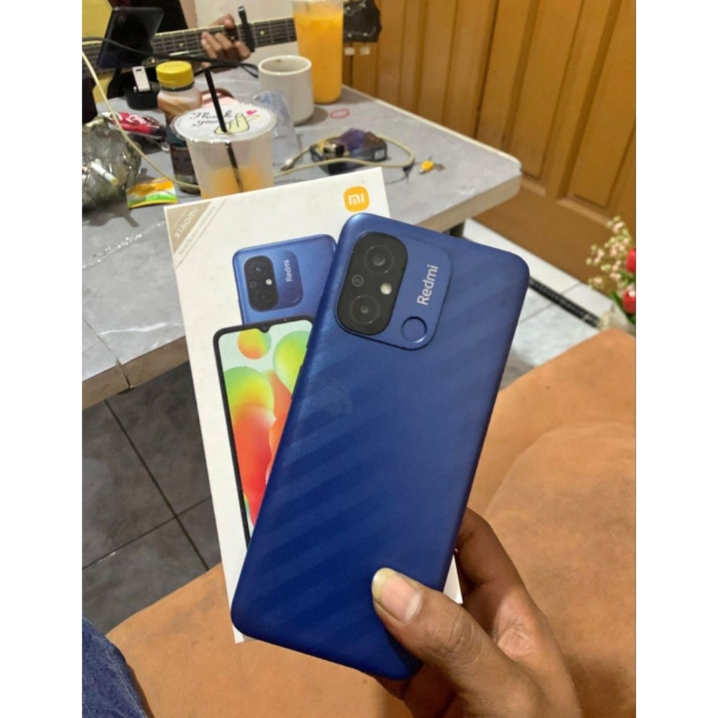 REDMI 12C RAM 4/64GB BEKAS FULLSET