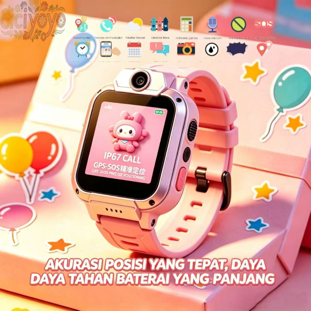 Jam Tangan Pintar Anak 2G Smartwatch Anak Bisa Telepon GPS SOS Kamera Waterproof Jam Anak Murah