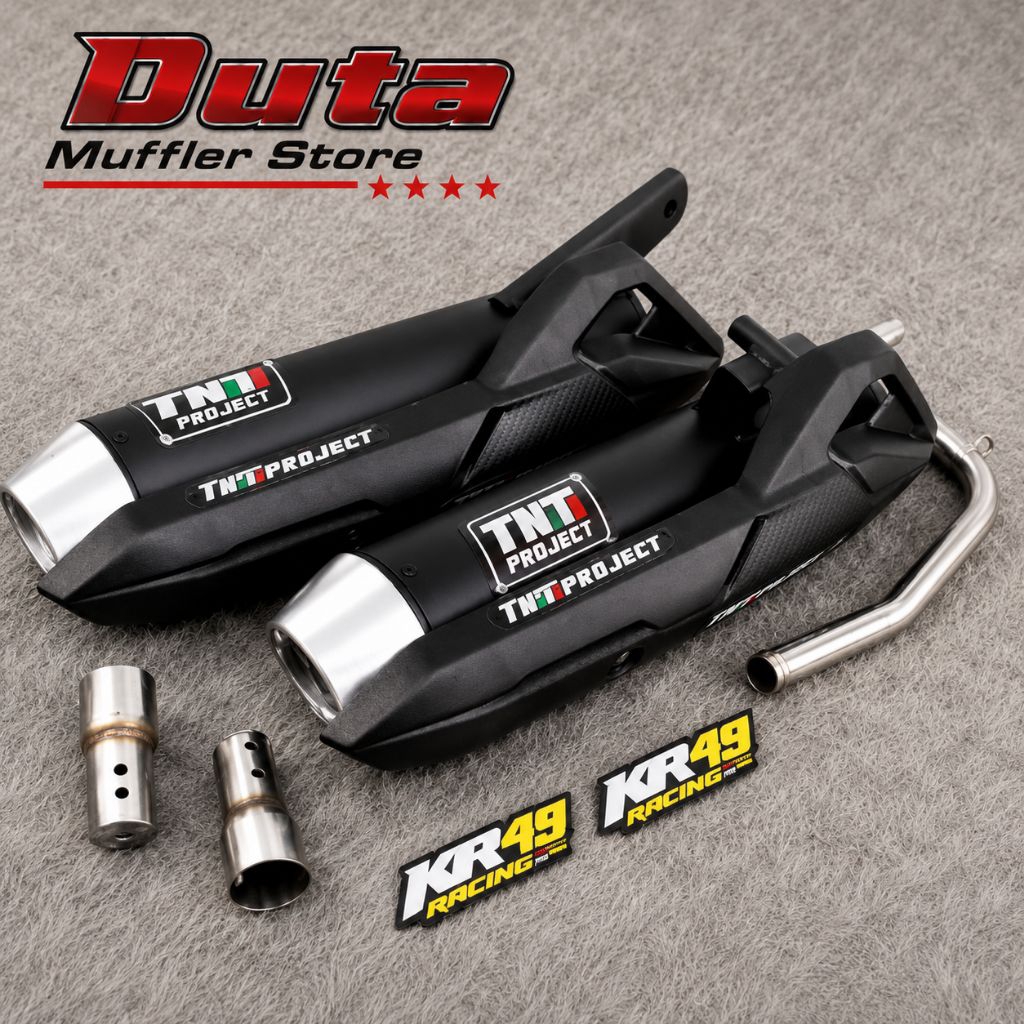 Knalpot Bass Adem Gerung Standar Racing Cover Air Blade  Elegan Bertenaga Untuk Motor  Matic Aerox N