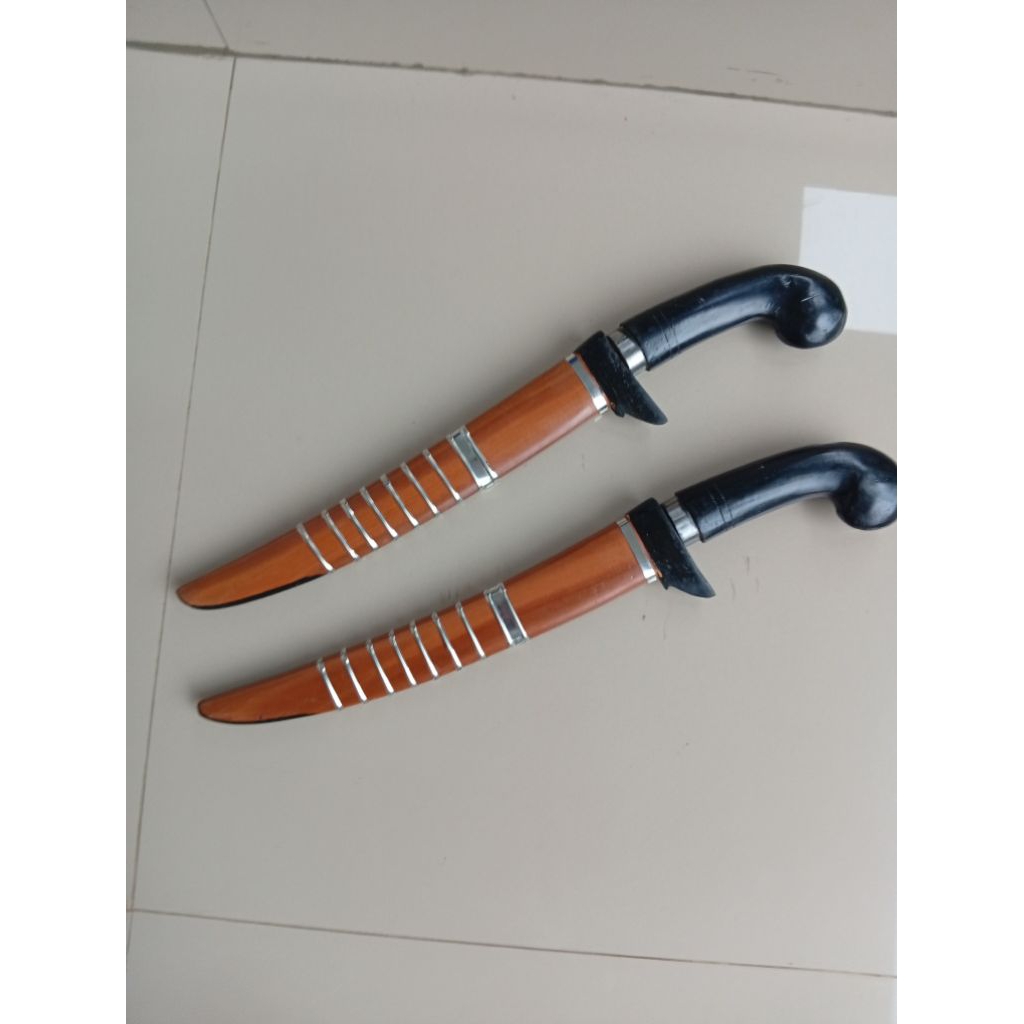 GOLOK POLET PREMIUM 40CM Tebas Bambu Super Tajam • Bilah Baja Strip 3MM • Gagang Kayu Premium Elegan