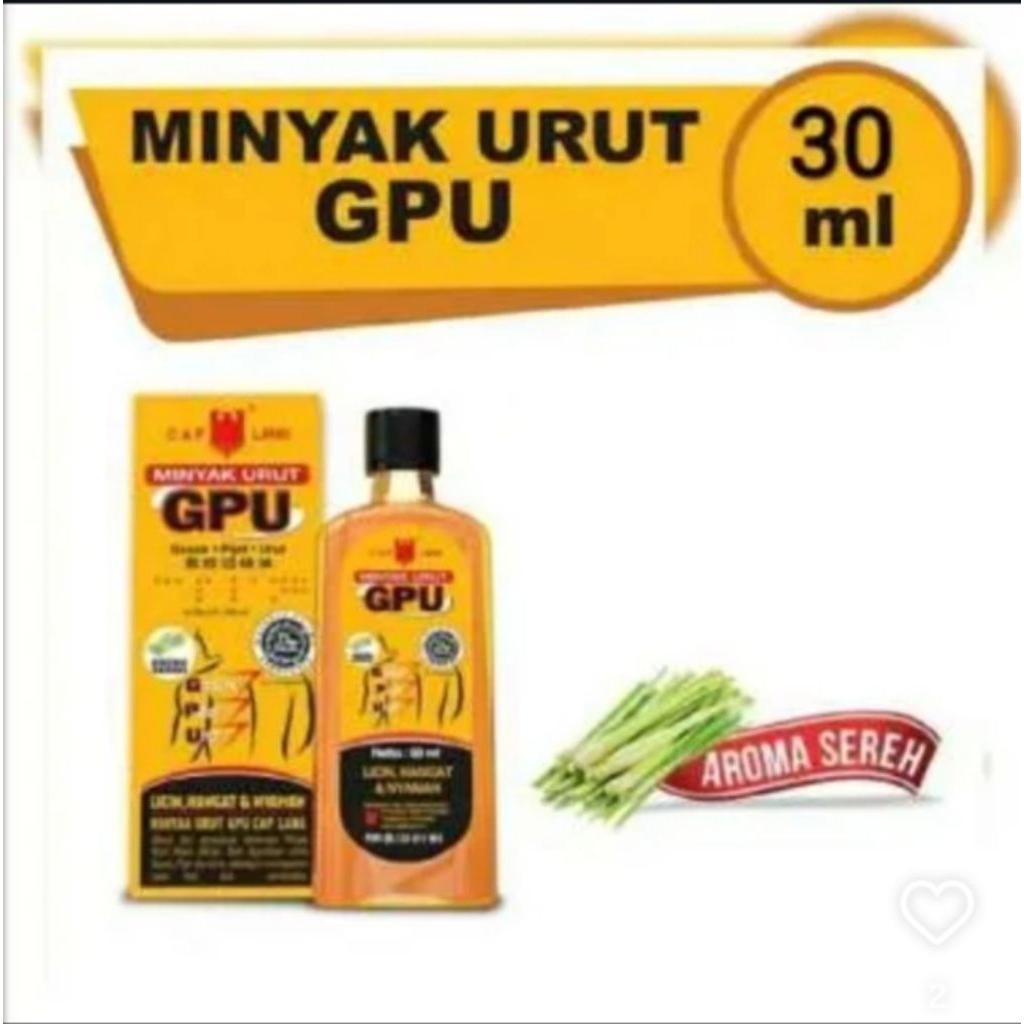 GPU minyak Urut 30 ml