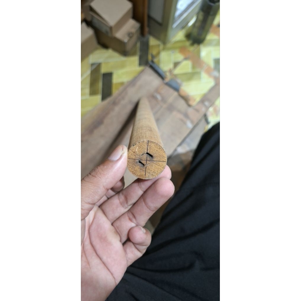 tongkat bela diri kayu ulin asli kalimatan p 120 d 3 cm