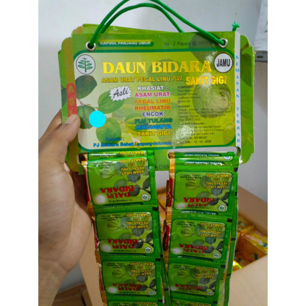 Kapsul Daun Bidara Renceng Asli Original