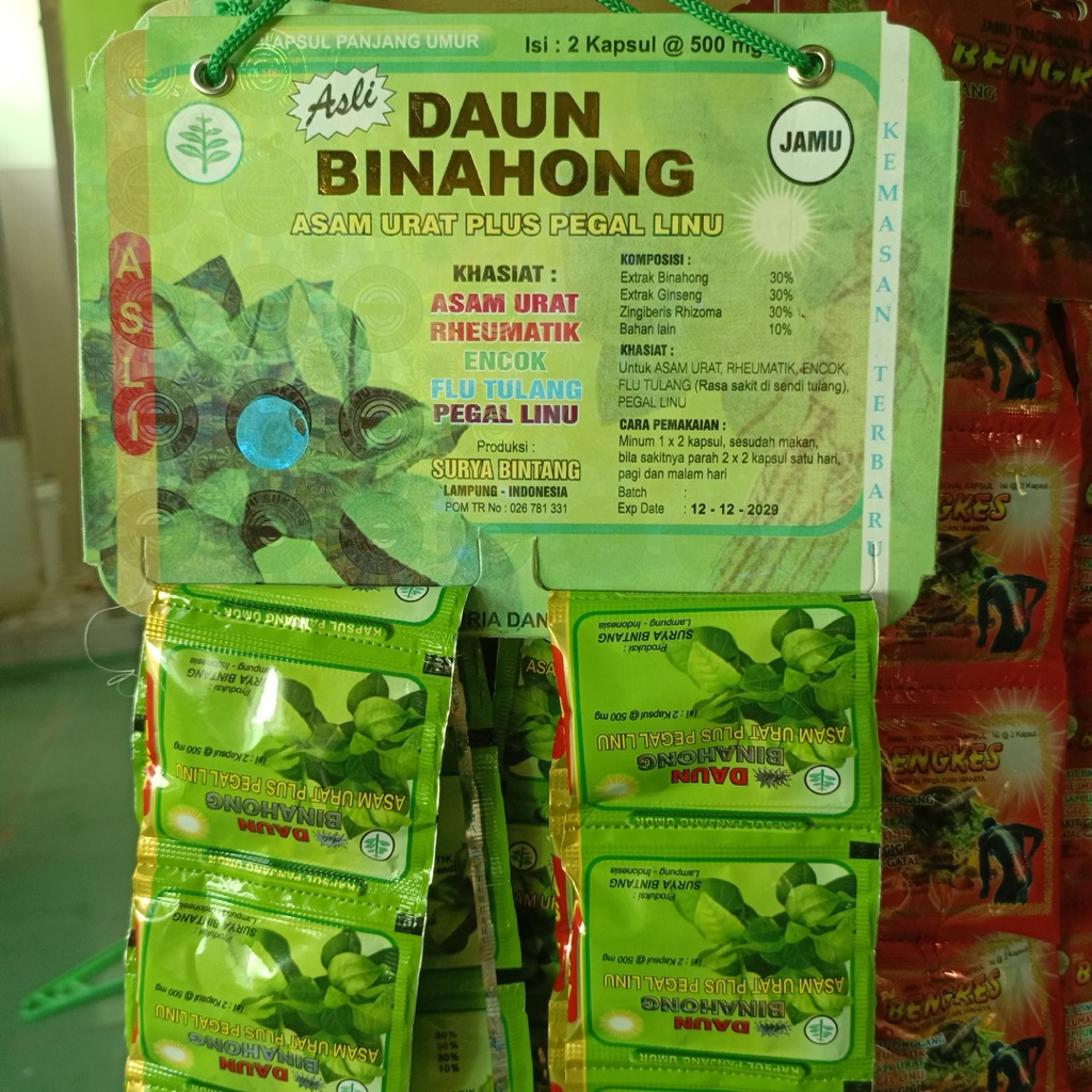 Kapsul Daun Binahong Renceng
