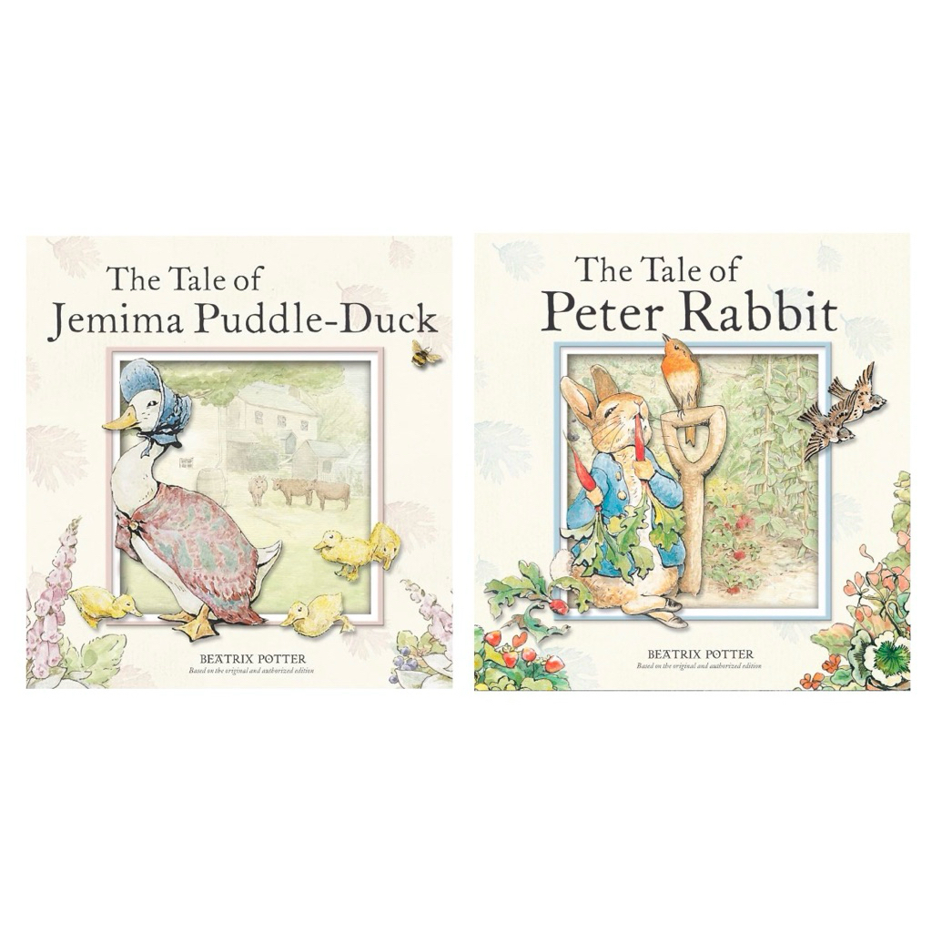 PRELOVED Original Tale of Petter rabbit / Tale of Jemima Puddle duck / Classic Children stories Boar
