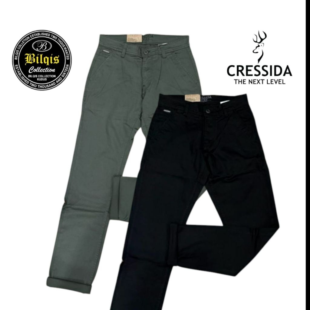 celana chinos panjang cressida pria original