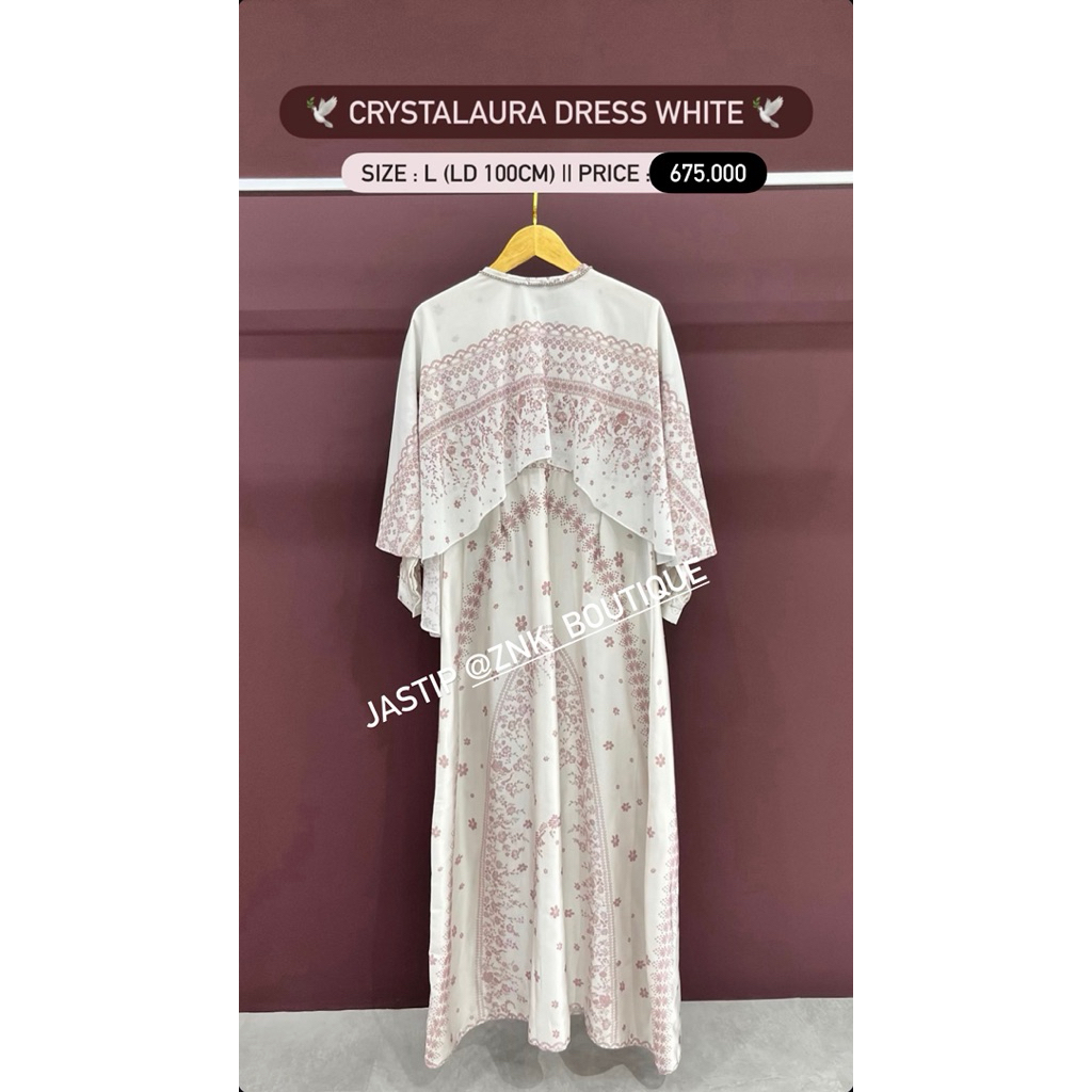 [BANDA ACEH] CRYSTALAURA DRESS VANILLAHIJAB