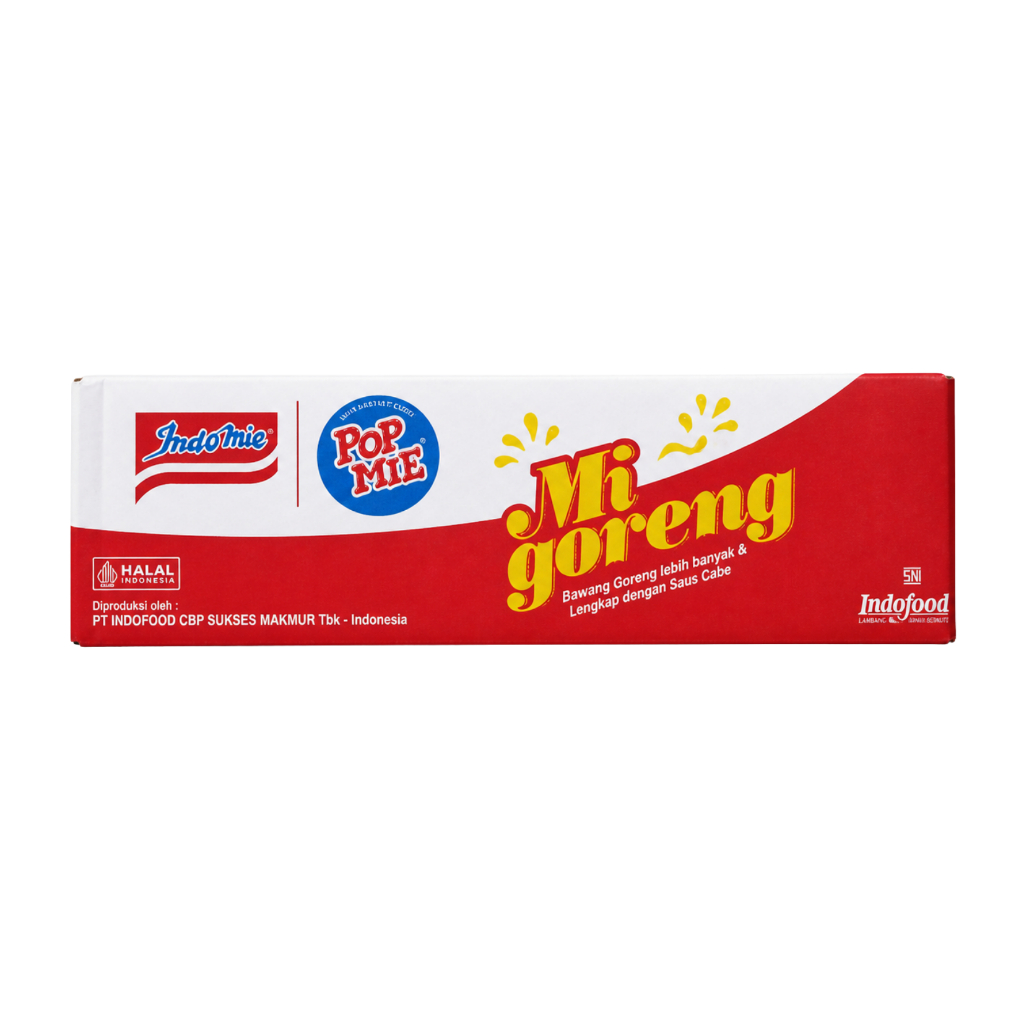 Pop Mie Goreng Rasa Indomie Goreng 1 Dus Isi 12 Pcs