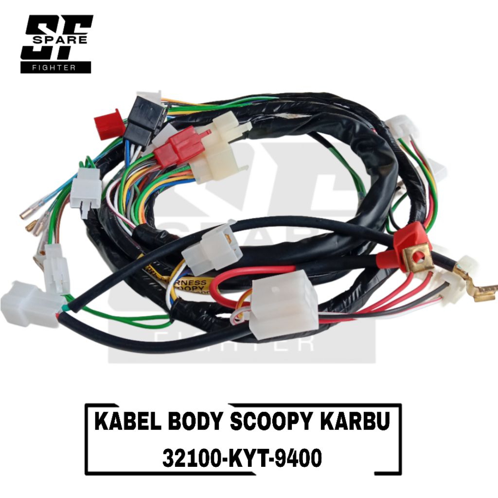 Kabel Body Honda Scoopy Karbu 2008-2012 32100-KYT-9400 PNP