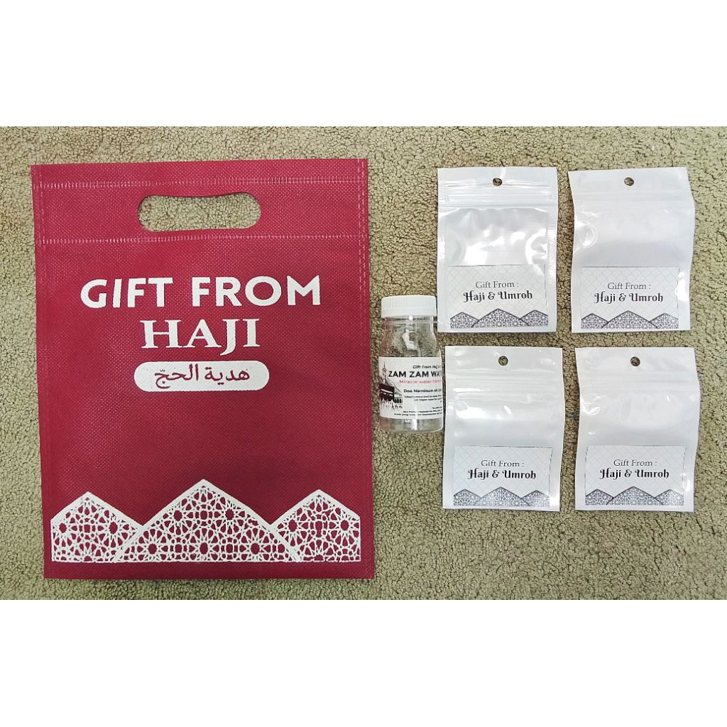 Kemasan Oleh Oleh Haji - Tas Premium Maroon