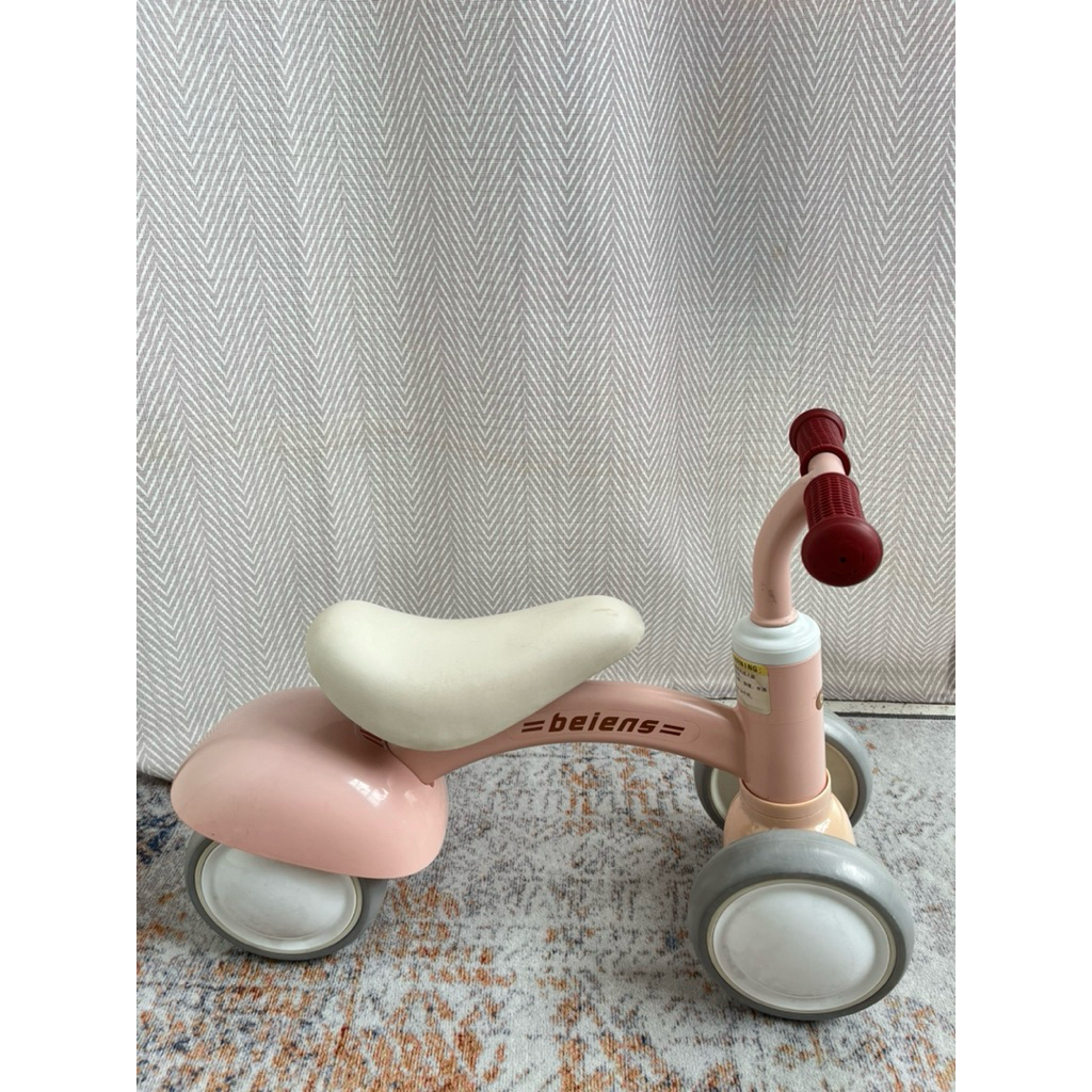 Preloved sepeda beiens balance bike pemakaian indoor di dalam rumah aja mainan anak second
