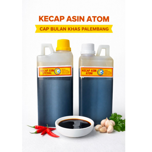 Kecap Asin ATOM Dan SPESIAL Kecap CAP BULAN