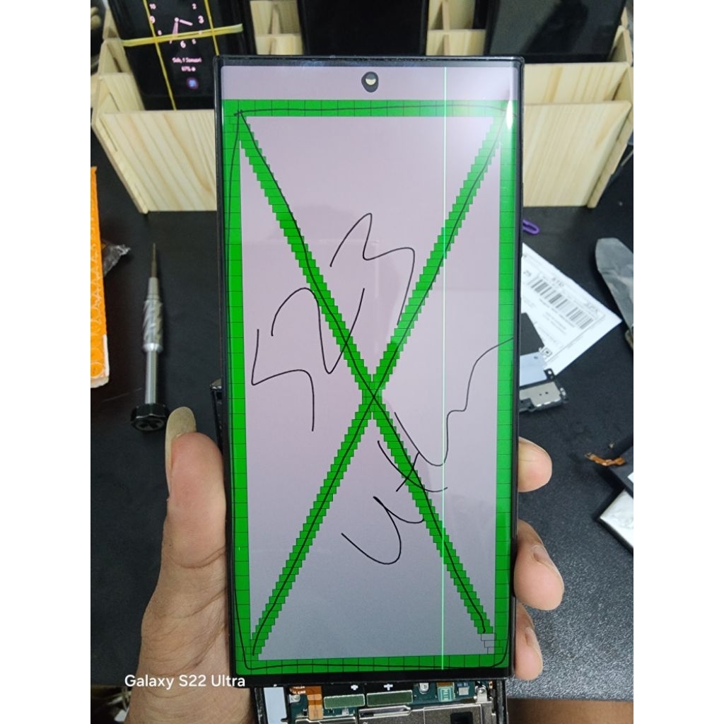 lcd samsung s23 ultra original copotan minus