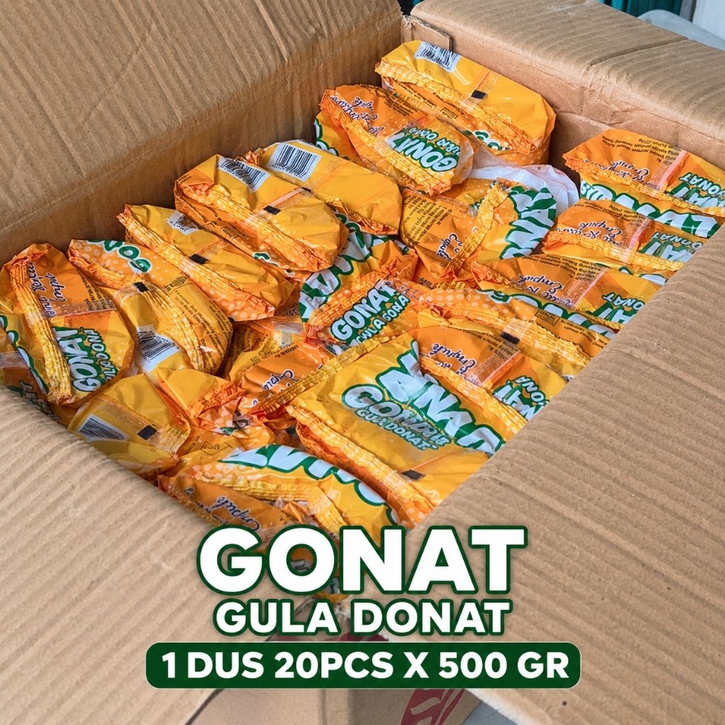 gula donat gonat 1 dus ( 20pcs x 500gr ).
