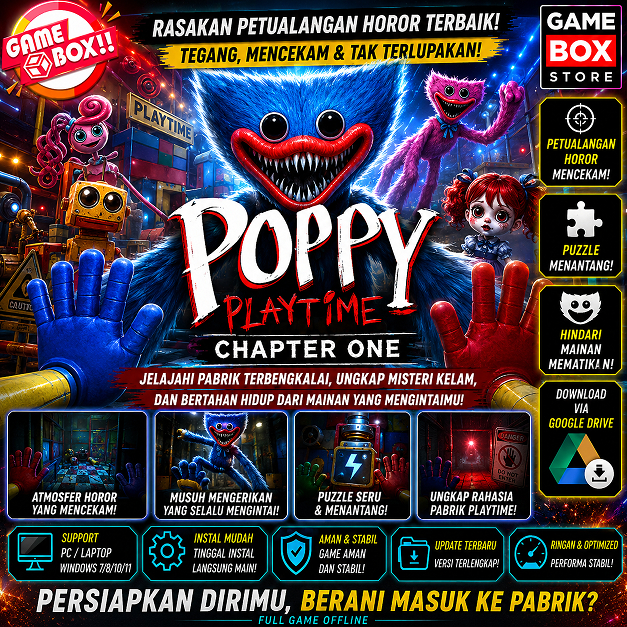 POPPY PLAYTIME CHAPTER ONE - PC LAPTOP GAMES