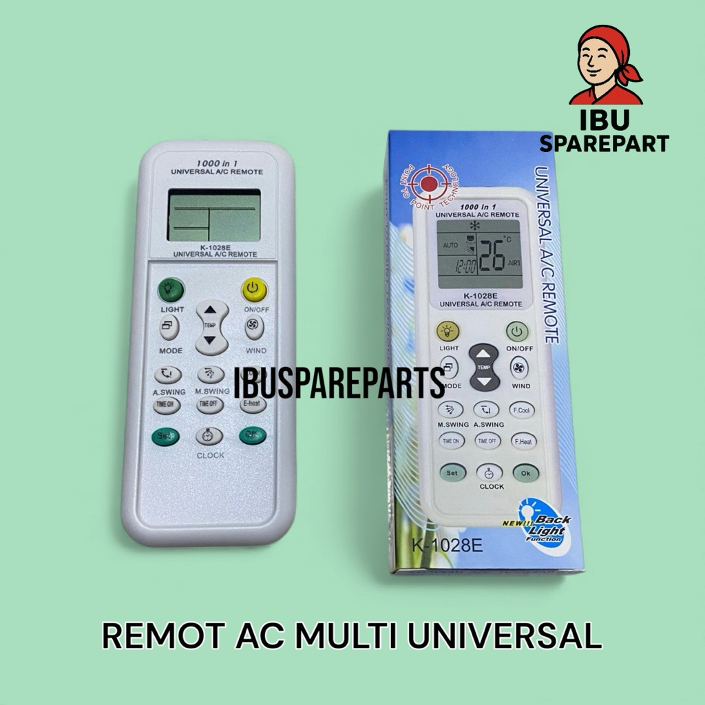 Remote AC Multi / Remot AC Universal semua merk bisa / Remot ac multifungsional / Remot ac multi