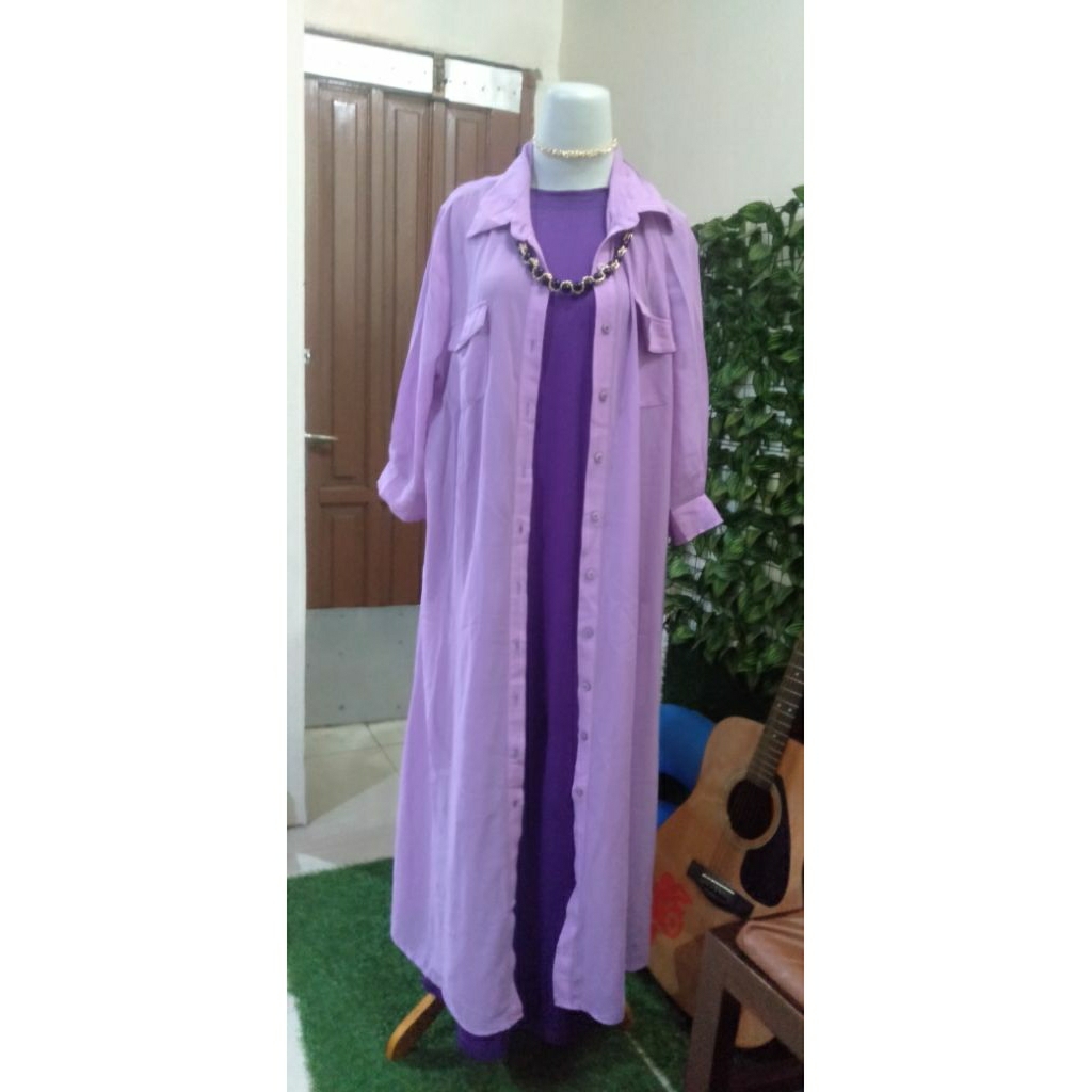 Dress Ungu Korea