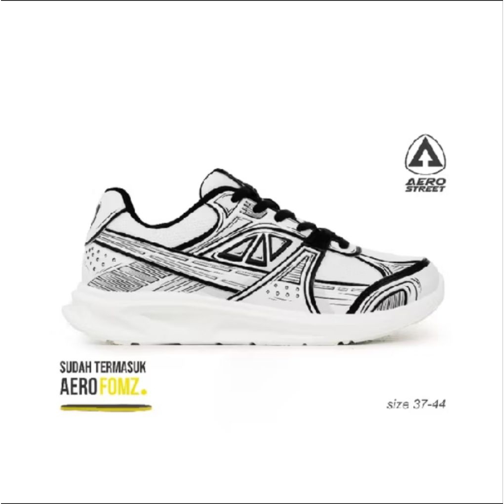 [ORIGINAL] AEROSTREET X SHINCHAN V1 & V2 | KITKAT | KHONG GUAN - SEPATU SNEAKERS KOLABORASI CASUAL P