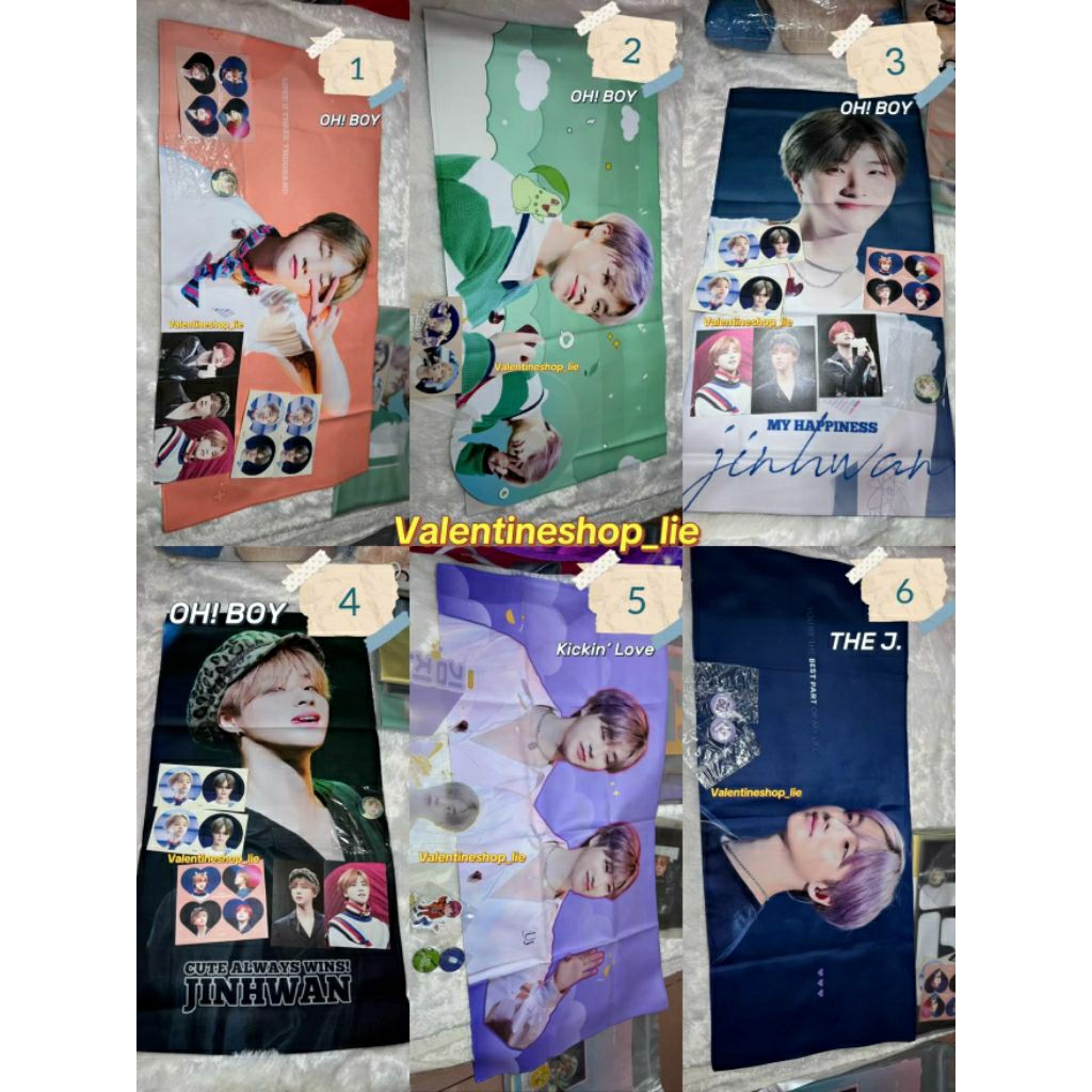SLOGAN KIM JINHWAN JINAN GNANI IKON BY FANSITE