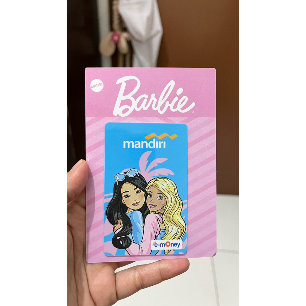 emoney barbie - card holder barbie original mandiri