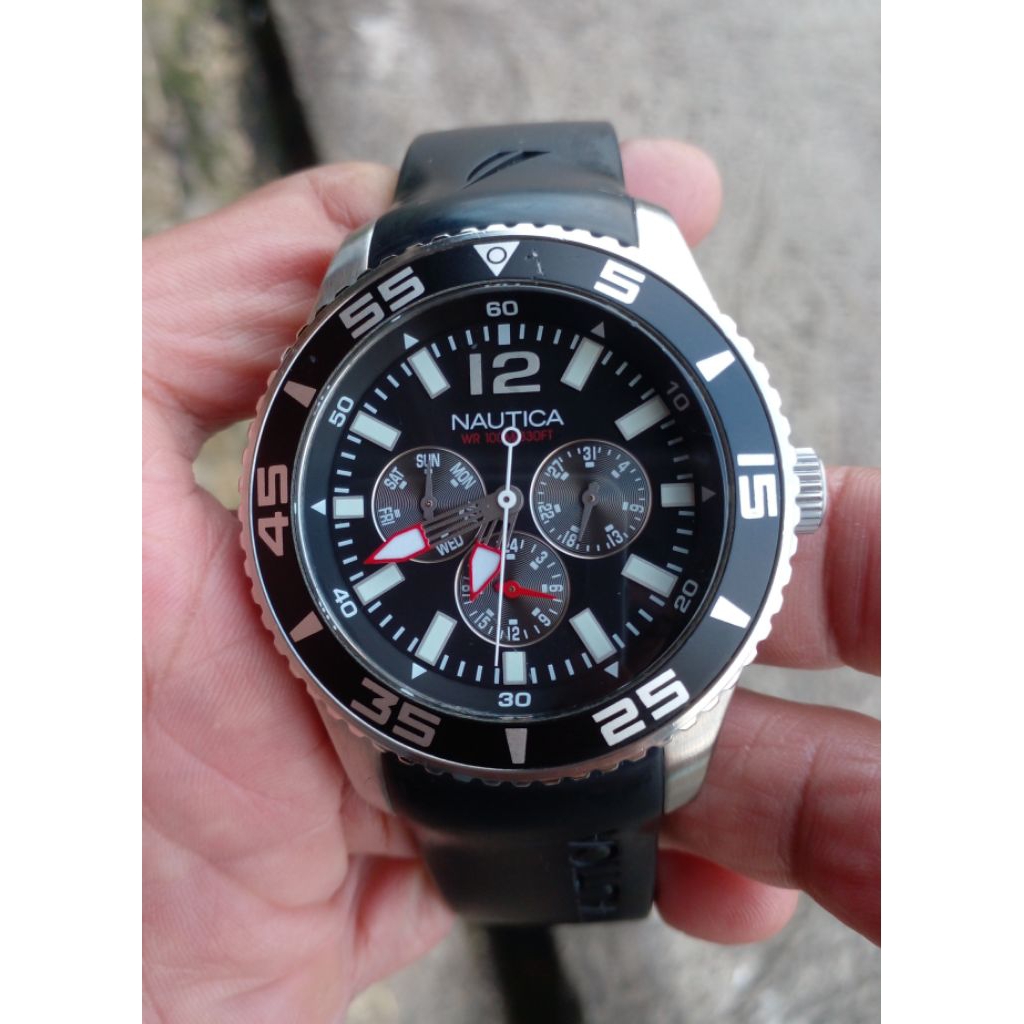 JAM TANGAN PRIA NAUTICA original seken preloved