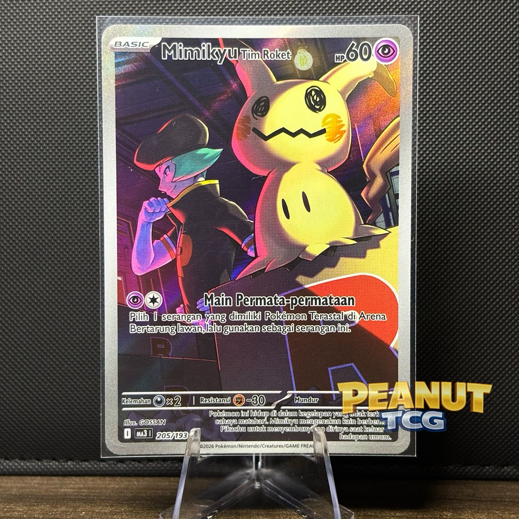 Mimikyu AR MA3 - Kartu Pokémon TCG Indonesia