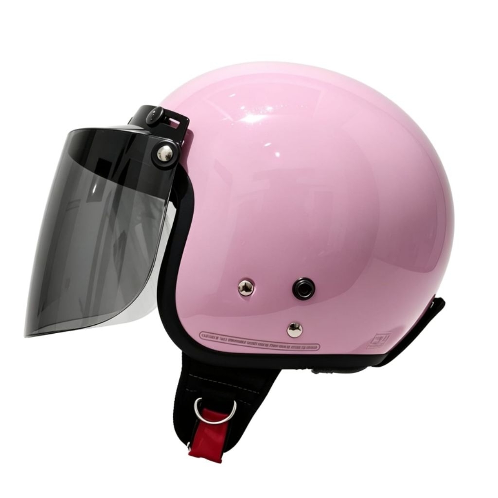 Helm Anak Bogo Retro Polos