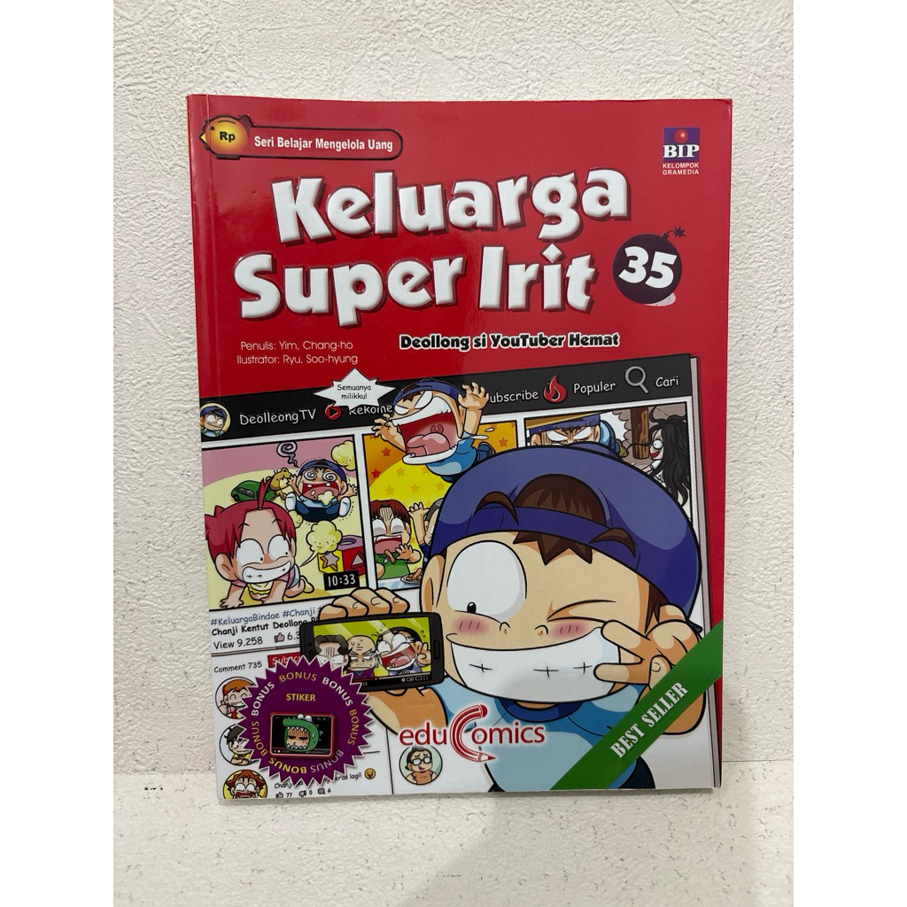 [PRELOVED] Buku Keluarga Super Irit 35 Deollong si Youtuber Hemat