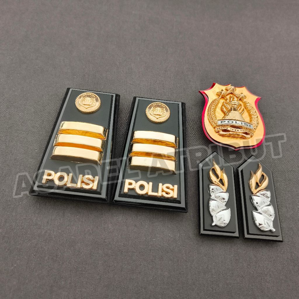 SET KOMPLIT PANGKAT AKP PDH FULL MIKA / PANGKAT AKP PDH POLRI / PANGKAT AKP PDH FULL MIKA