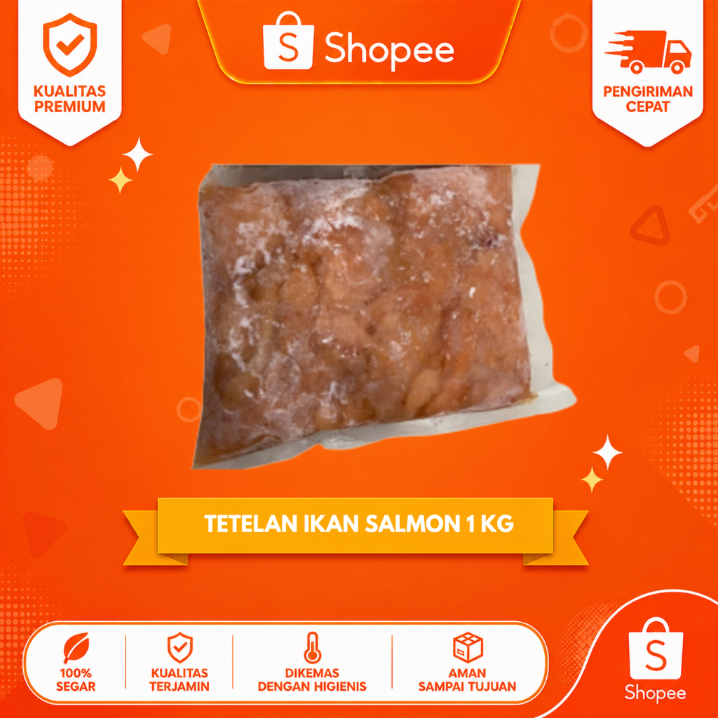 Tetelan Ikan Salmon 1 kg