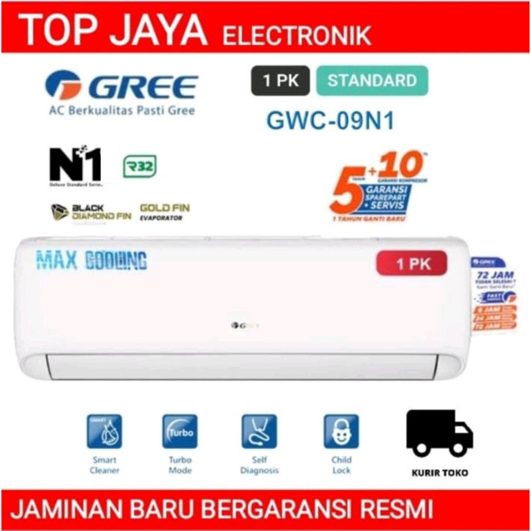 AC GREE 1PK GWC-09N1/GREE AC 1 PK/AC GREE 1/2 PK GWC-05N1/GREE AC 1/2 PK NEW SERIES