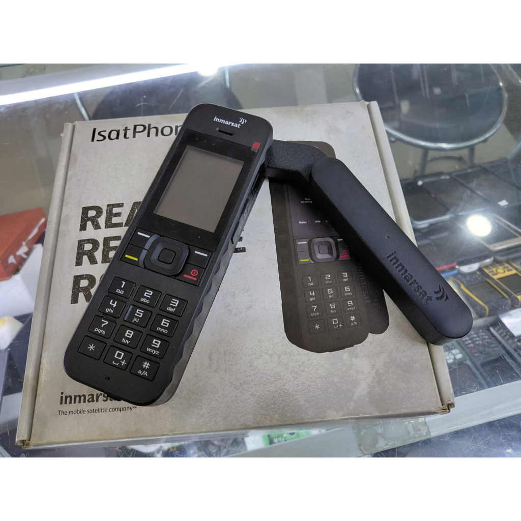 Ponsel Satelit Inmarsat Isatphone 2 Seken Normal Fullset Satellite Inmarsat