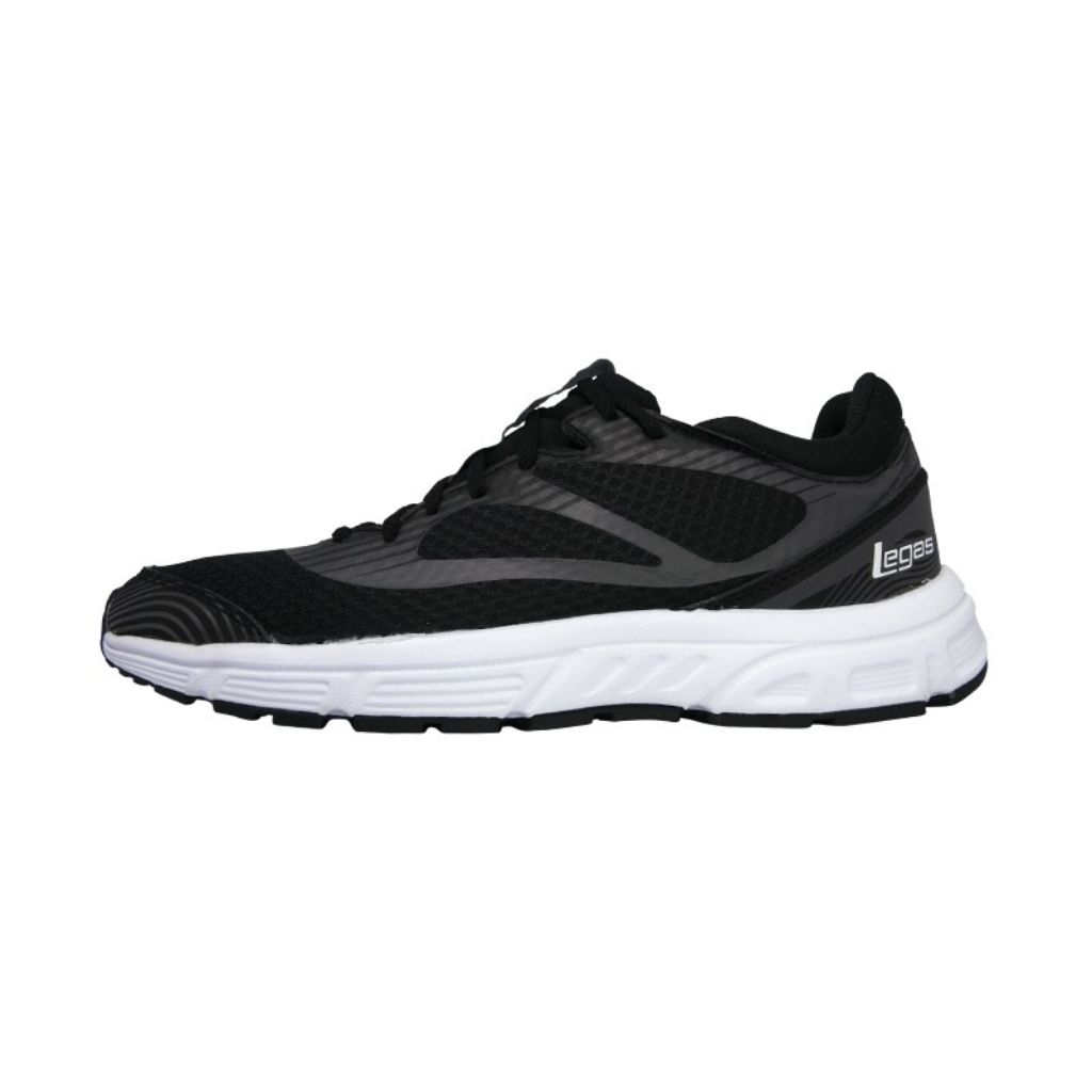 Sepatu League Legas Velt LA U Hitam Running Shoes Pria Wanita Original