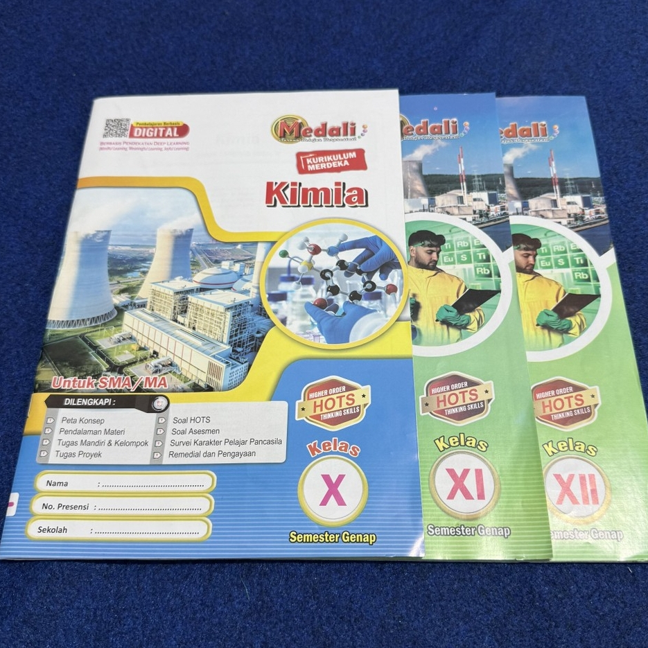 Buku LKS Kimia Kelas 10-12 SMA/SMK/MA Semester 2 Berbasi Kurikulum Merdeka