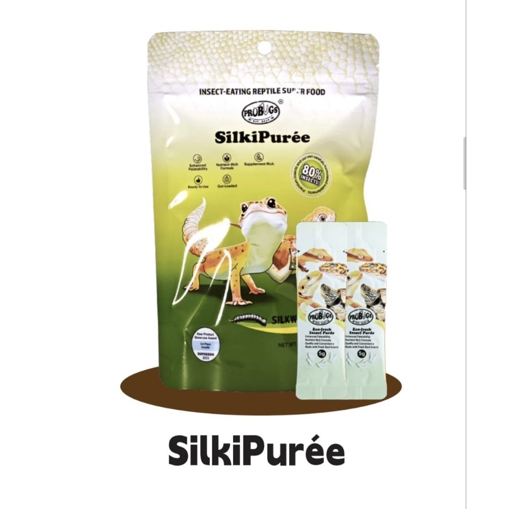 Probugs Silki Puree Makanan Hewan Reptil Leopard Gecko Crested Gargoyle AFT Day Gecko