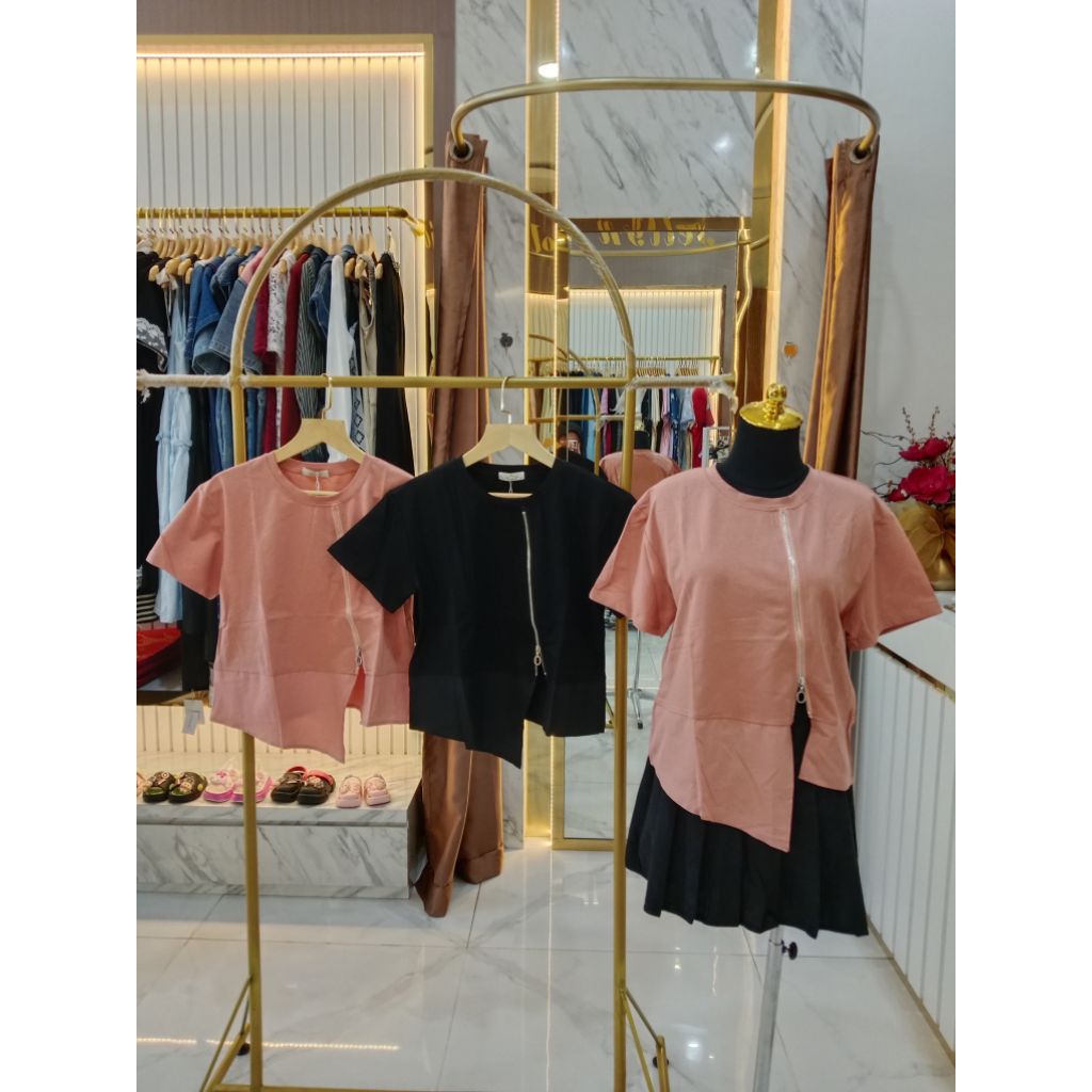 Atasan H&J zipper Import BKK