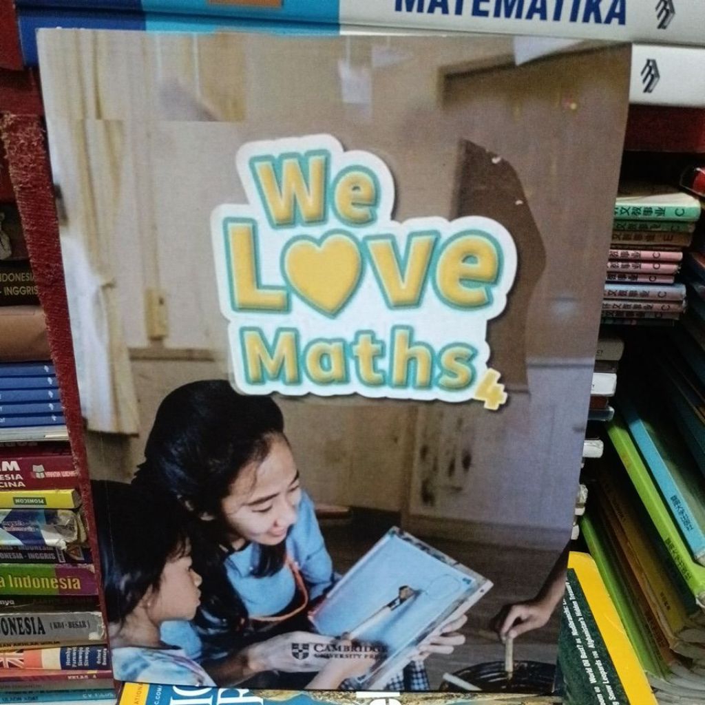 original bekas buku we love maths 4