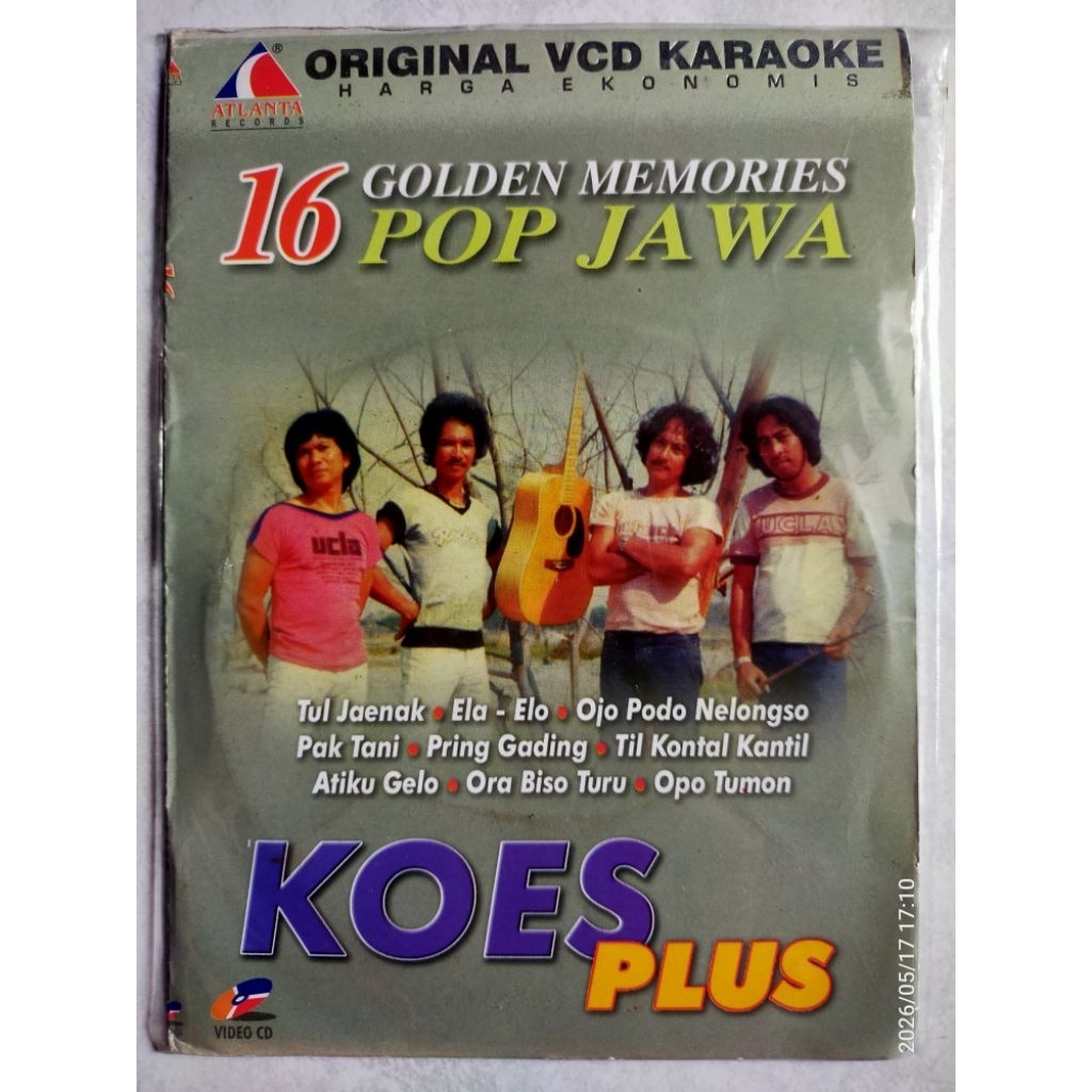 VCD Original KOES PLUS "16 golden memories pop jawa"