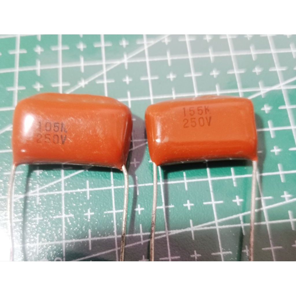 Kapasitor Film / Polyester 1uf ( 105K )(155A)250V