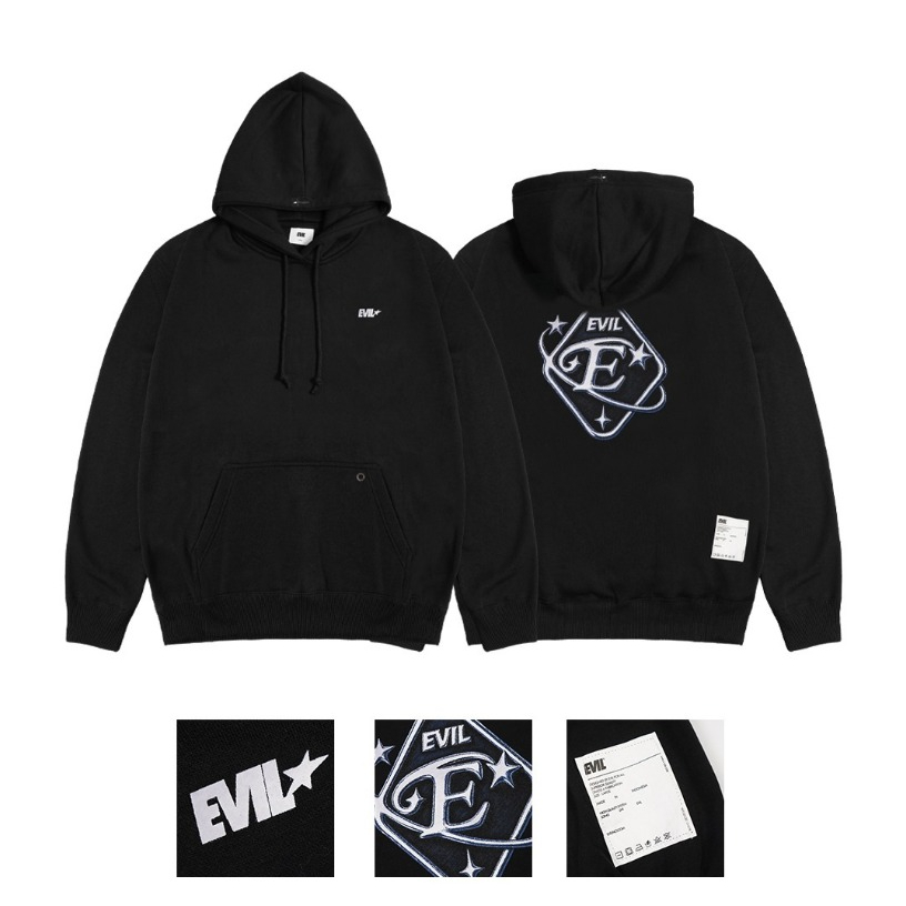 JAKET/SWETER EVIL ARMY "SWTH LUCKIERS E26 BLACK" THE ANSWER BANJARMASIN