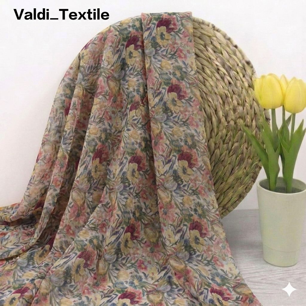 { 0.5" Meter }_Kain Katun Rayon Viscose Premium - Kain Katun Rayon Import Terlaris - Kain Katun Rayo
