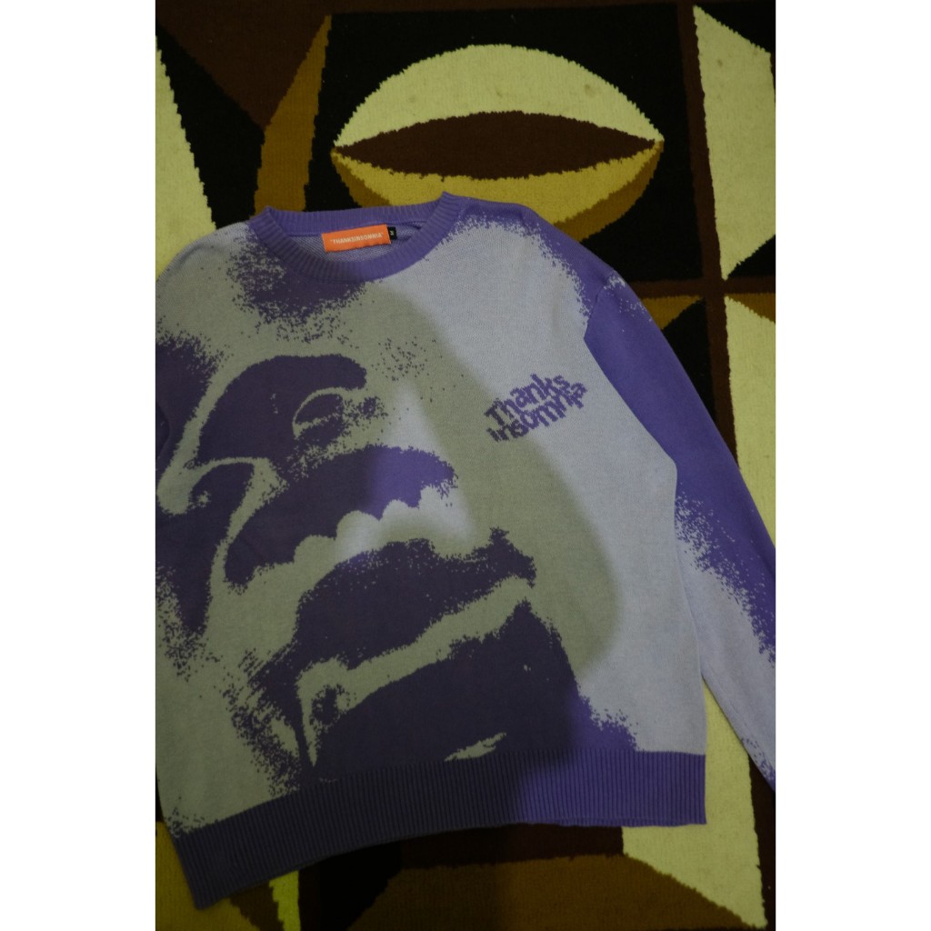 Knitwear ourple thanksinsomnia art 2024 sz M