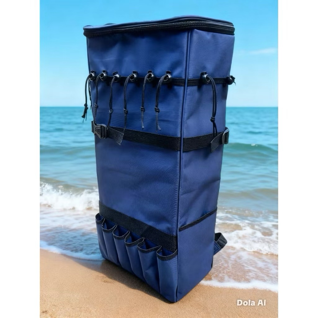 Tas pancing,tas pancing ransel gendong anti air waterproof 10 slot