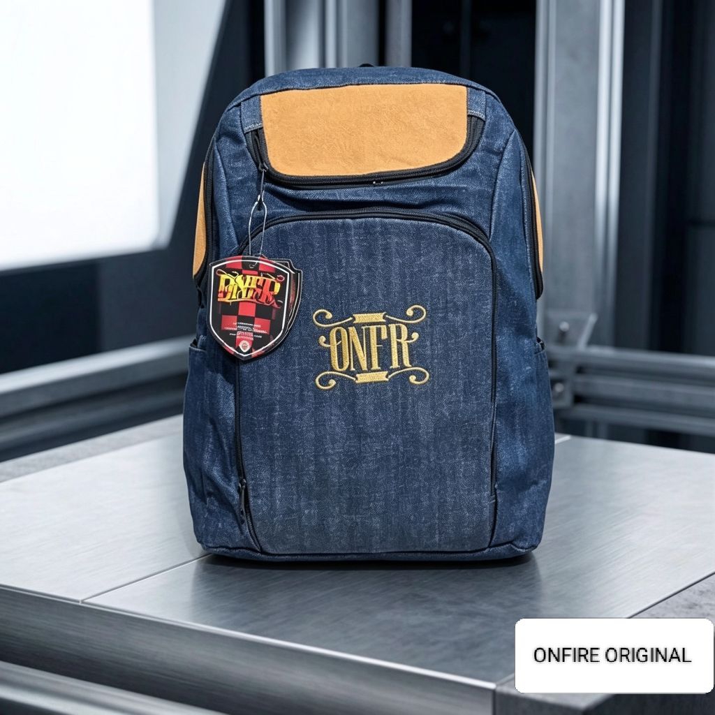 ONFIRE SALE,,, TAS RANSEL PRIA TAS DENIM PRIA