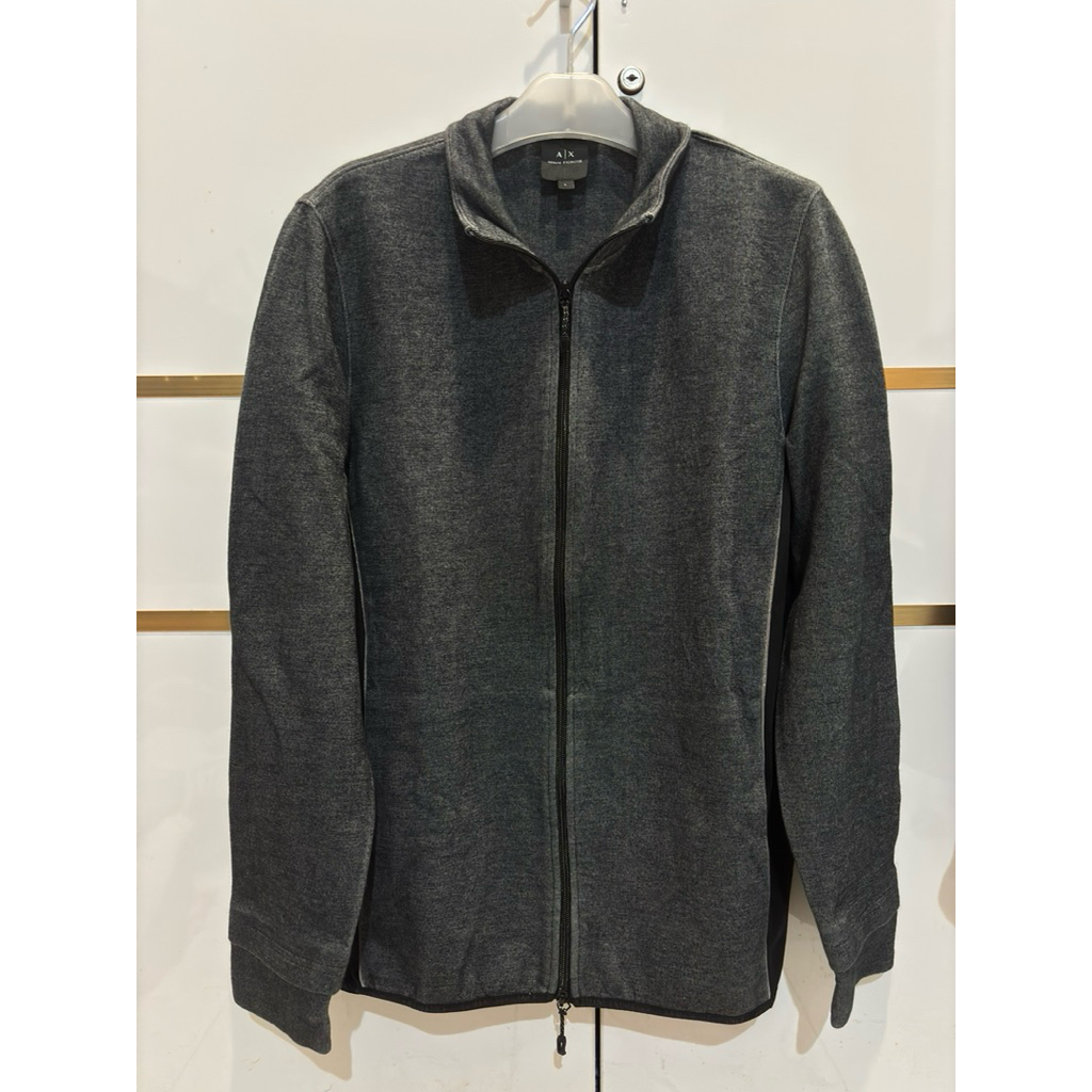 Tracktop jaket Armani Exchange dark grey