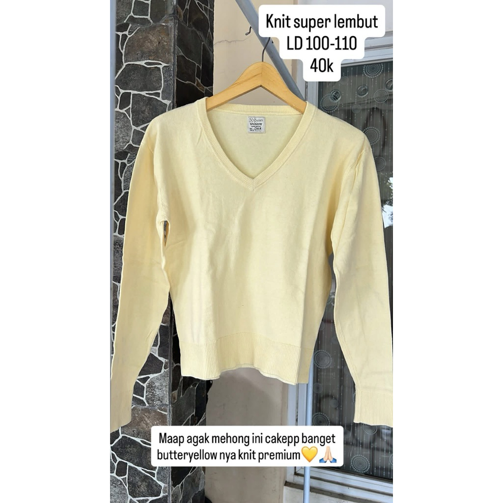 Knit rajut sweater (second )