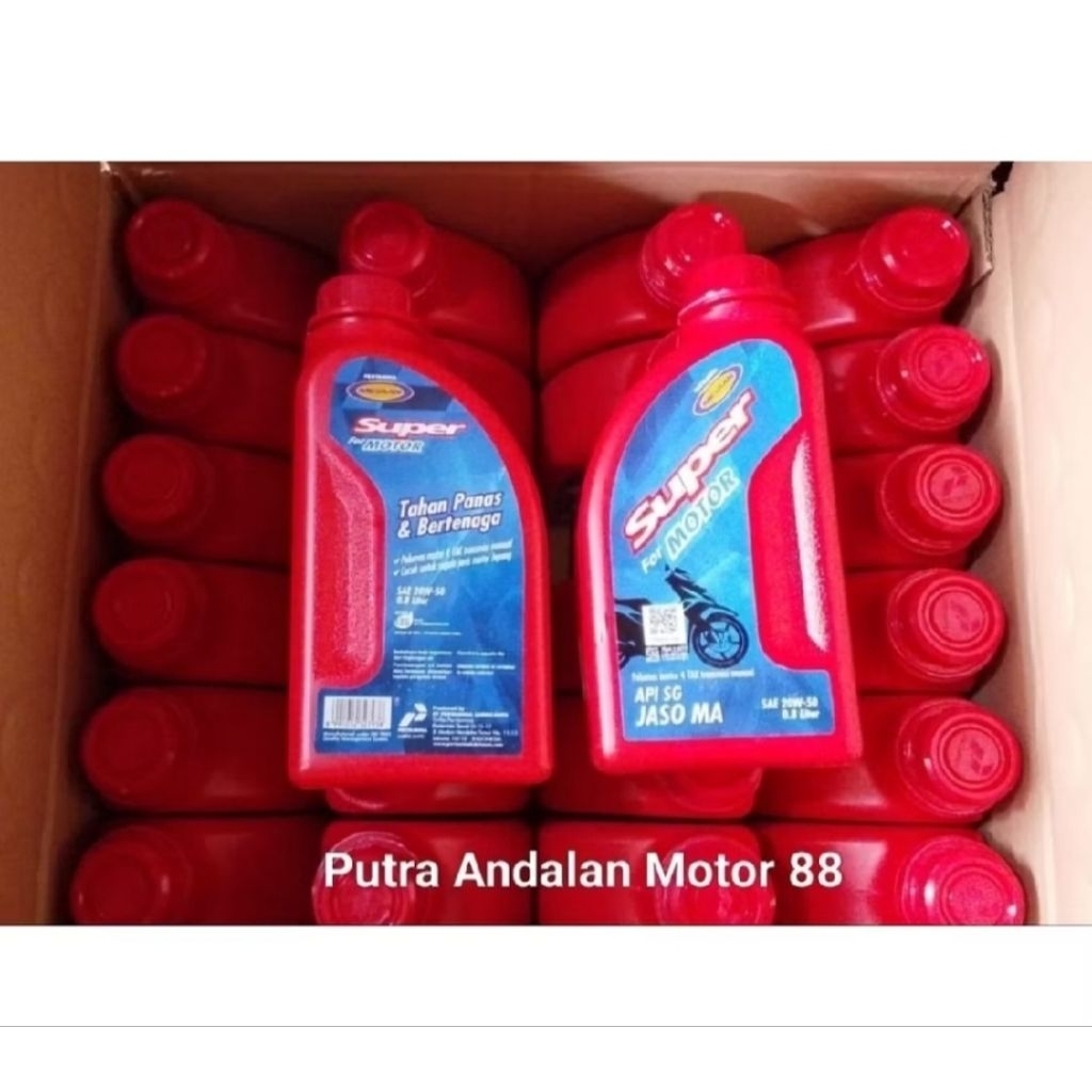 Oli Mesran super motor 800 ml...1 dus = 24 btl